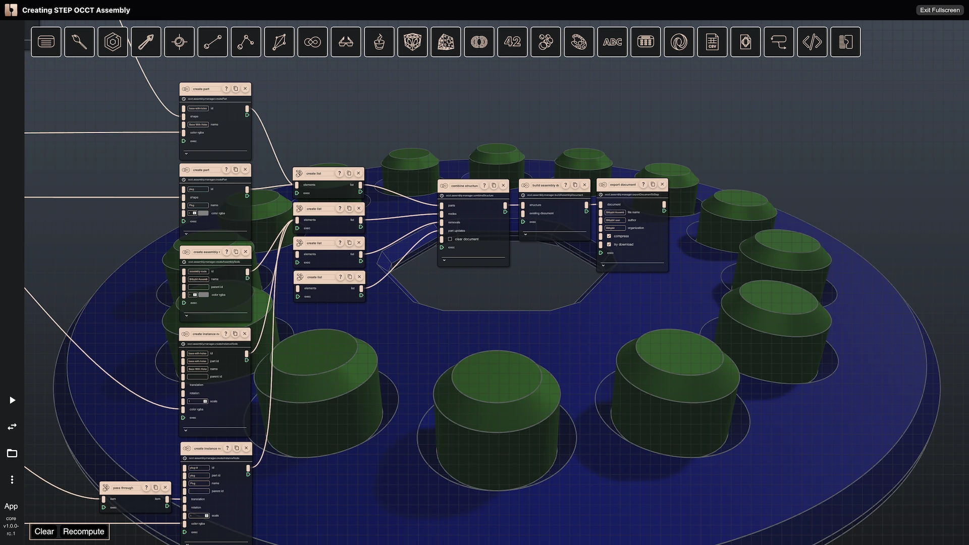Create STEP Assemblies in Rete