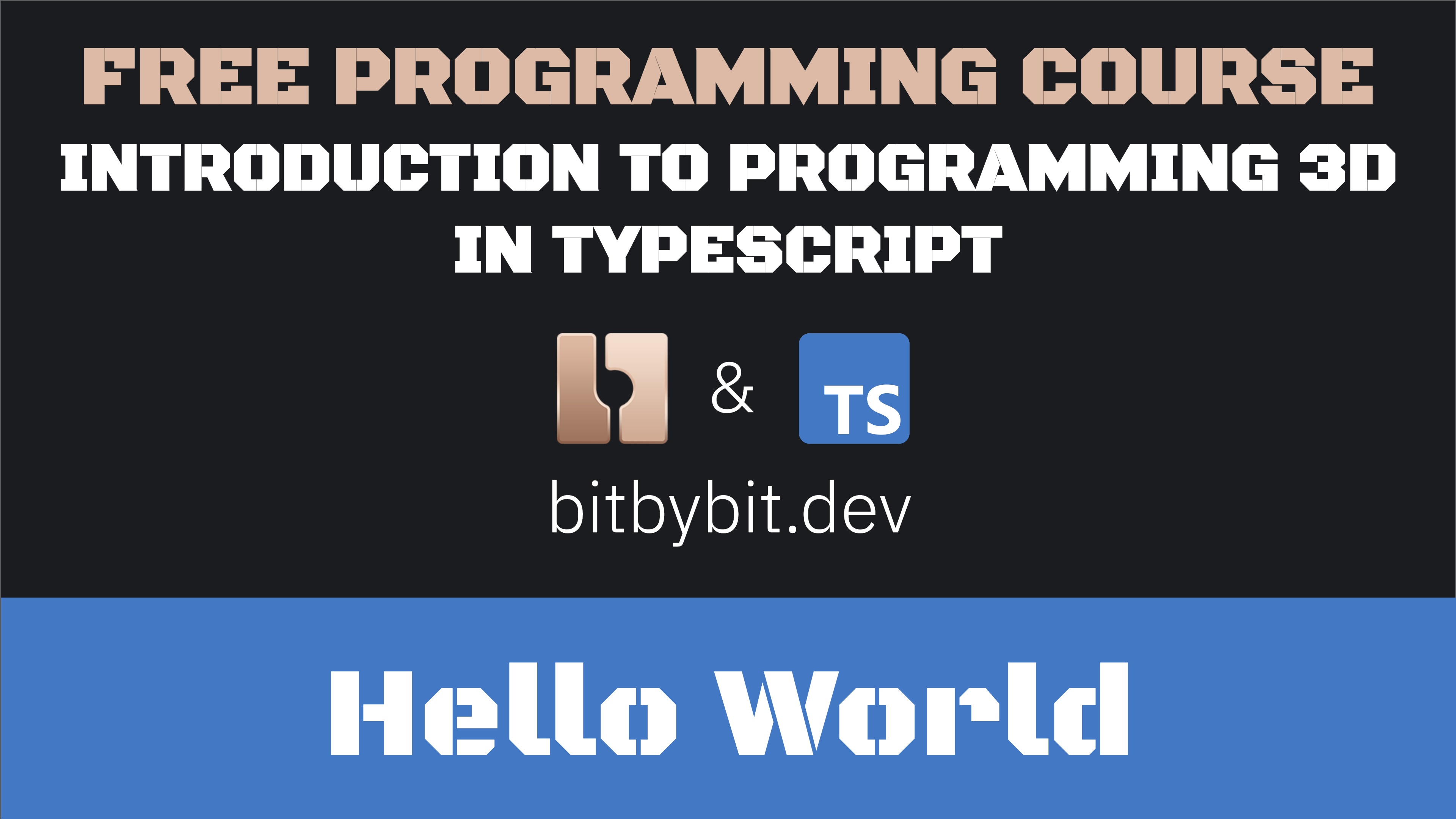 Introduction To Programming 3D In TypeScript