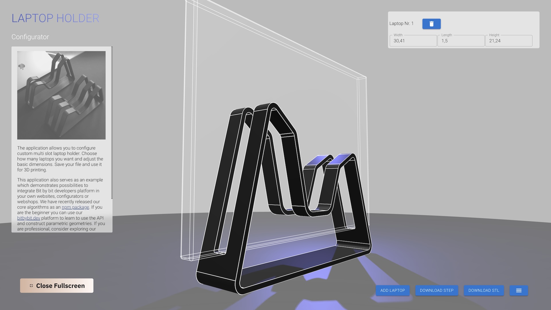 Multi Slot Laptop Holder Var0