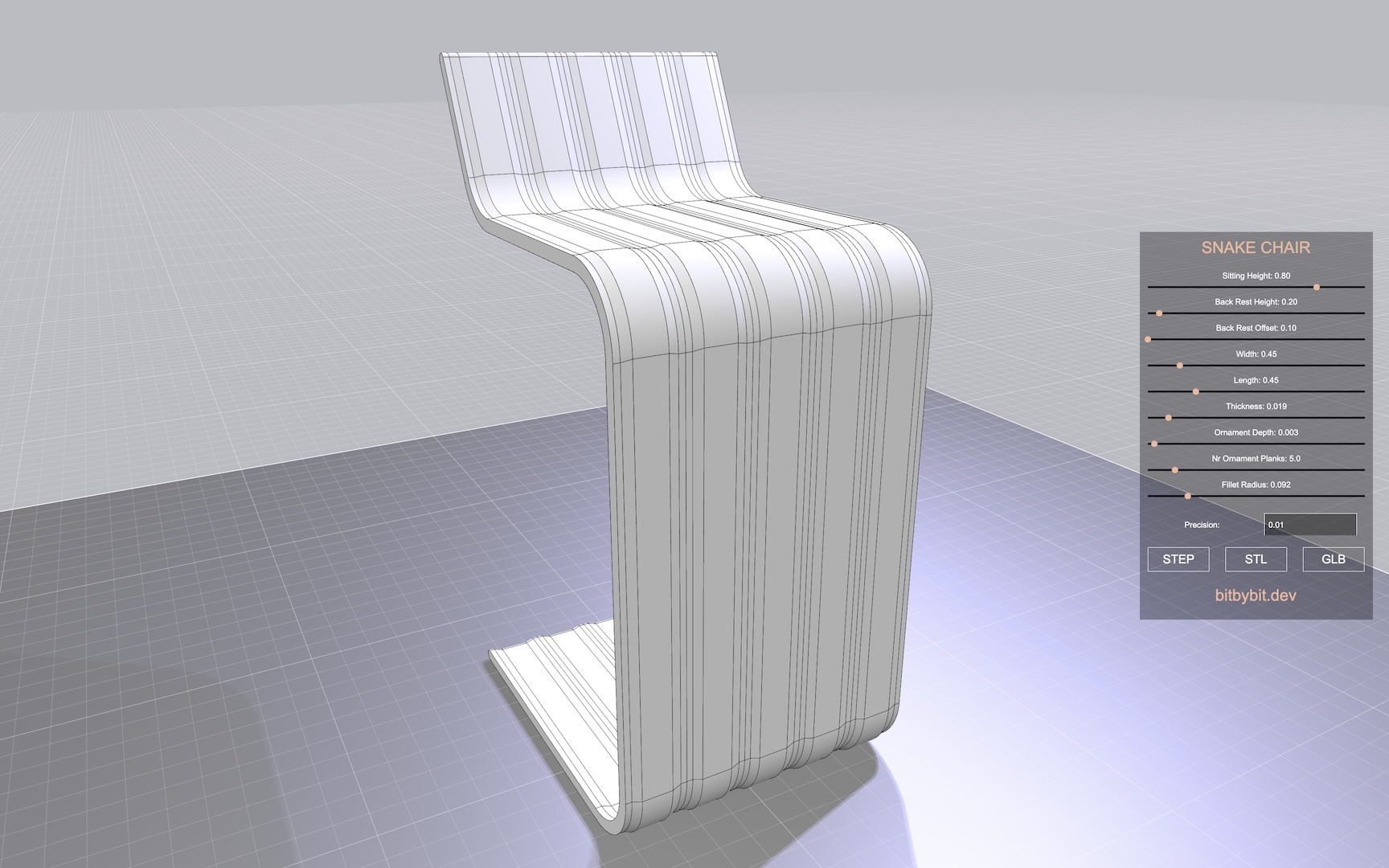 Snake Chair Var1