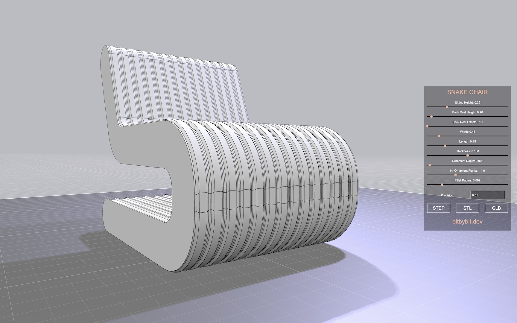 Snake Chair Var3