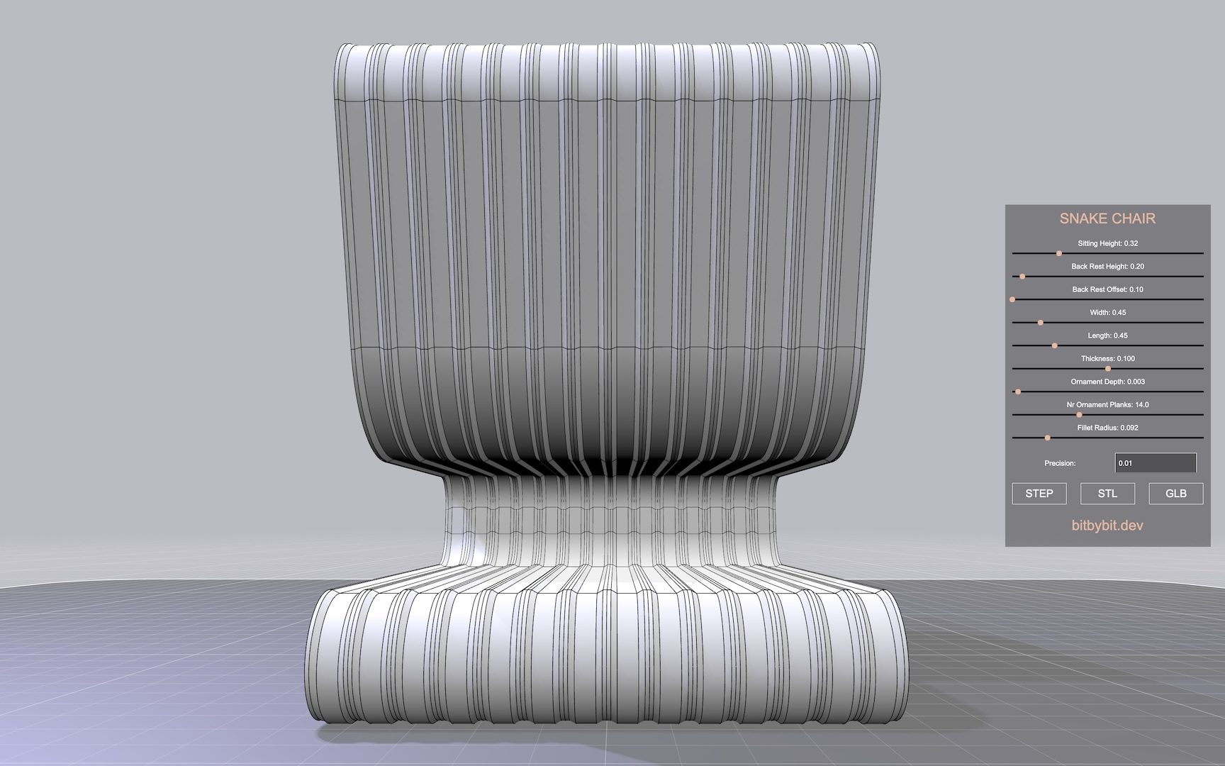 Snake Chair Var4