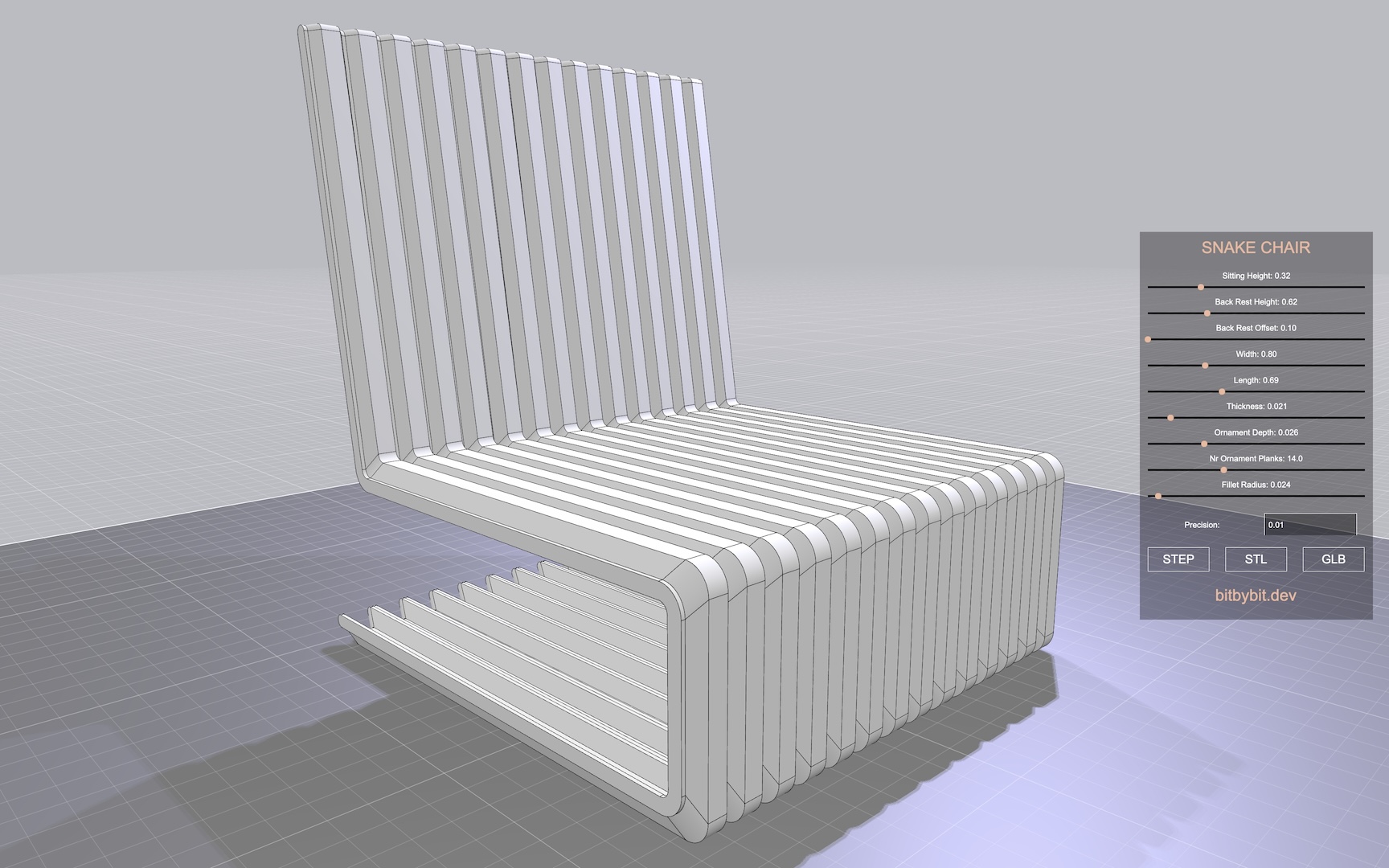Snake Chair Var5
