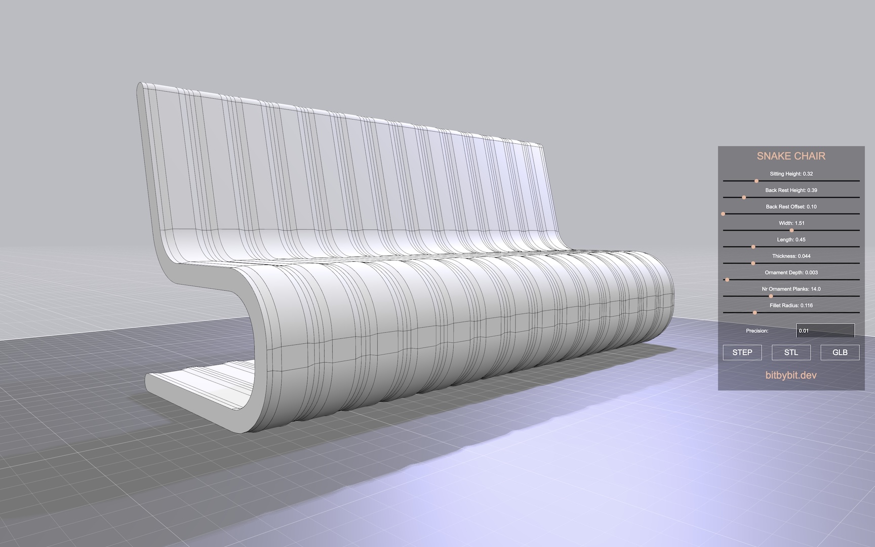 Snake Chair Var7