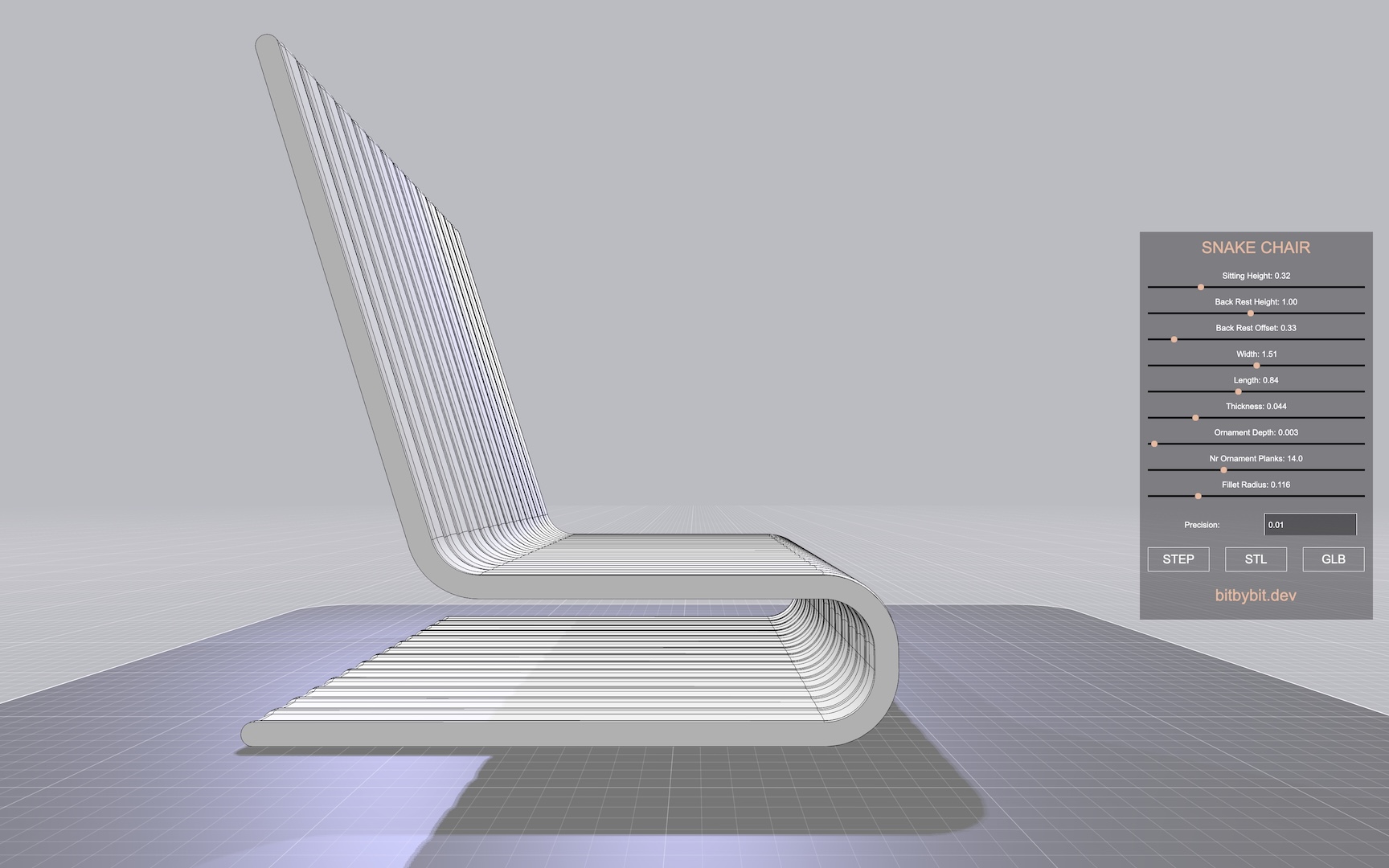 Snake Chair Var9