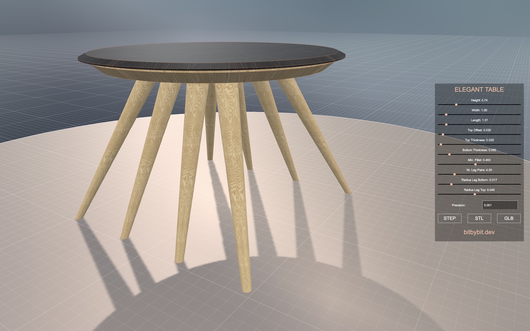 Elegant Table Var5