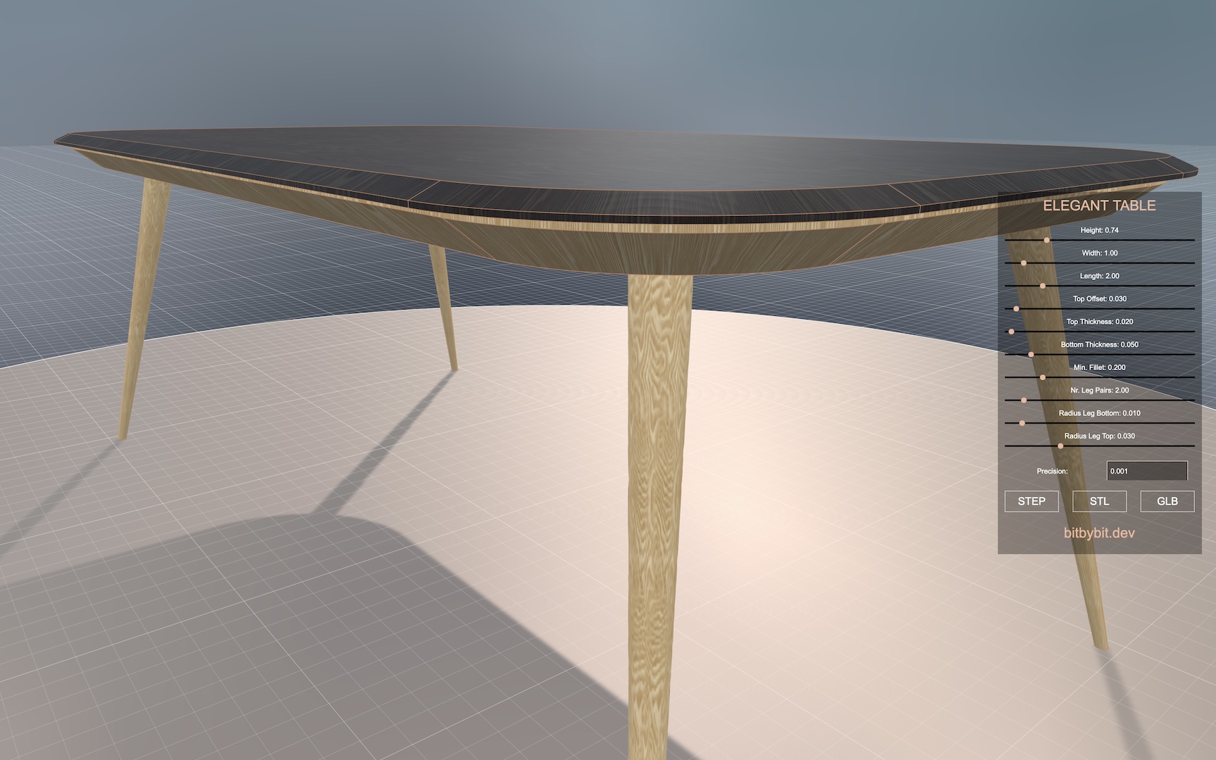Elegant Table Var8