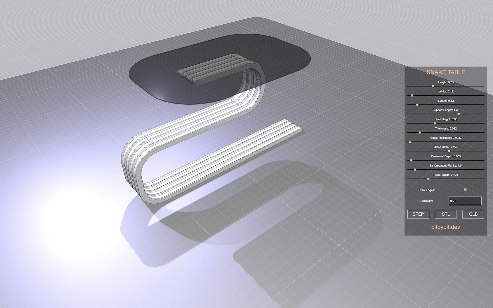 Snake Table Var10