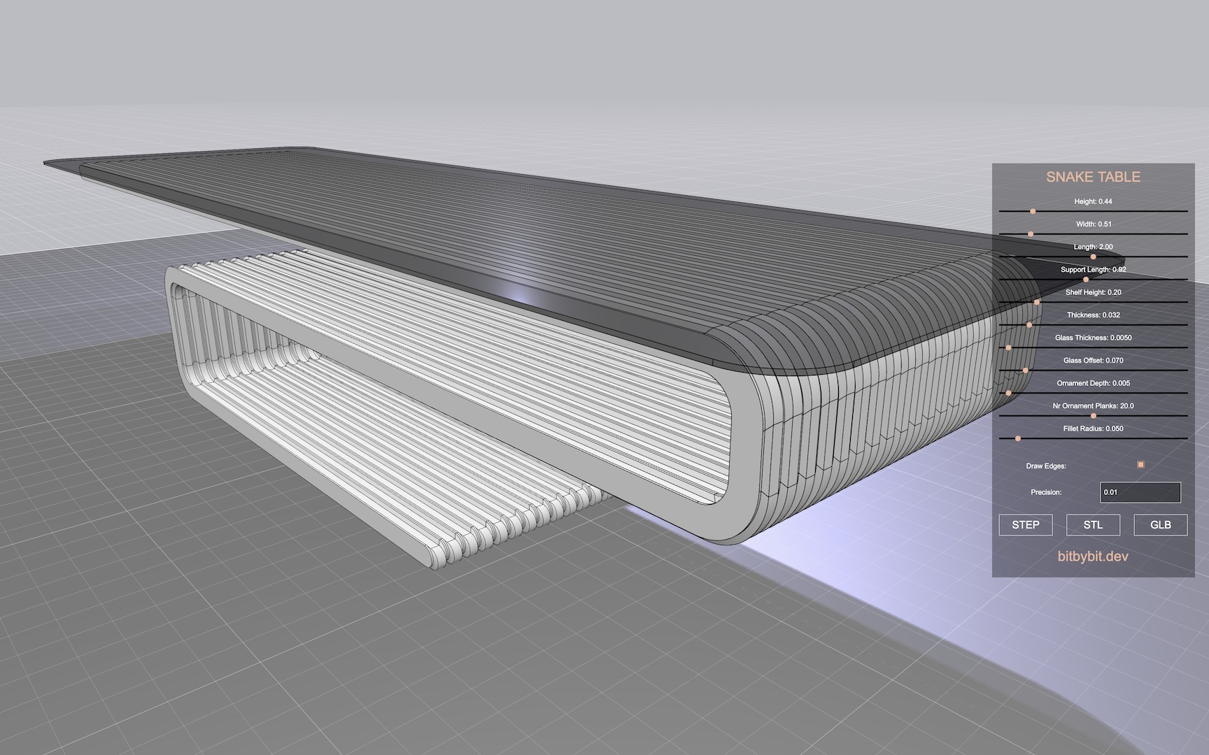 Snake Table Var3