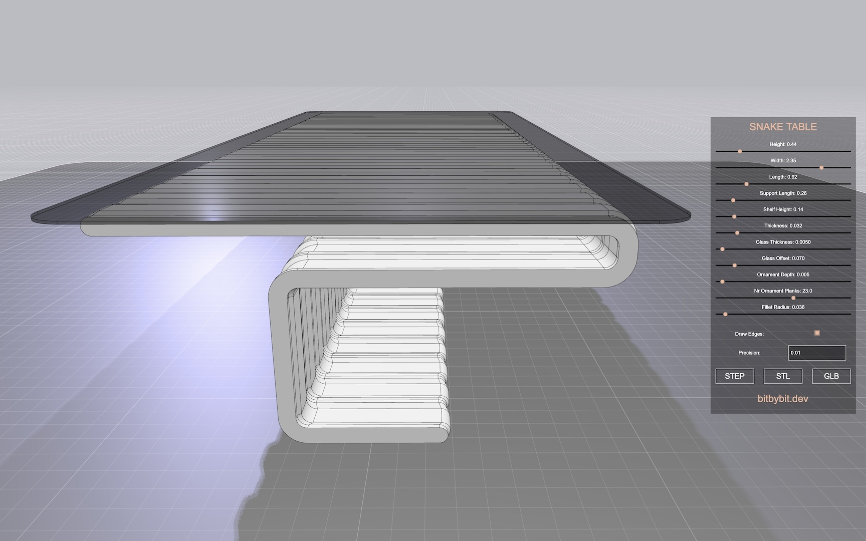 Snake Table Var4