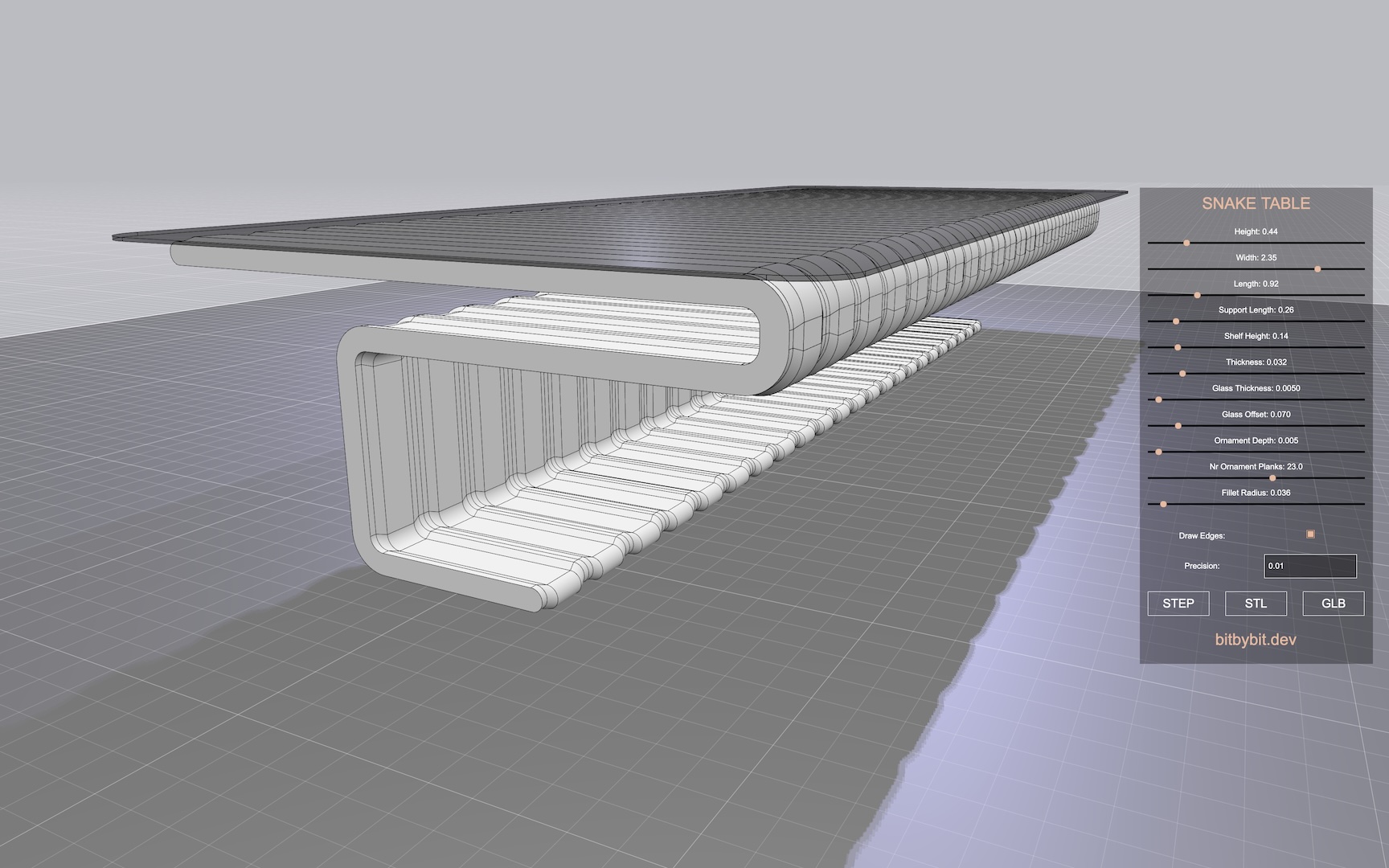 Snake Table Var5