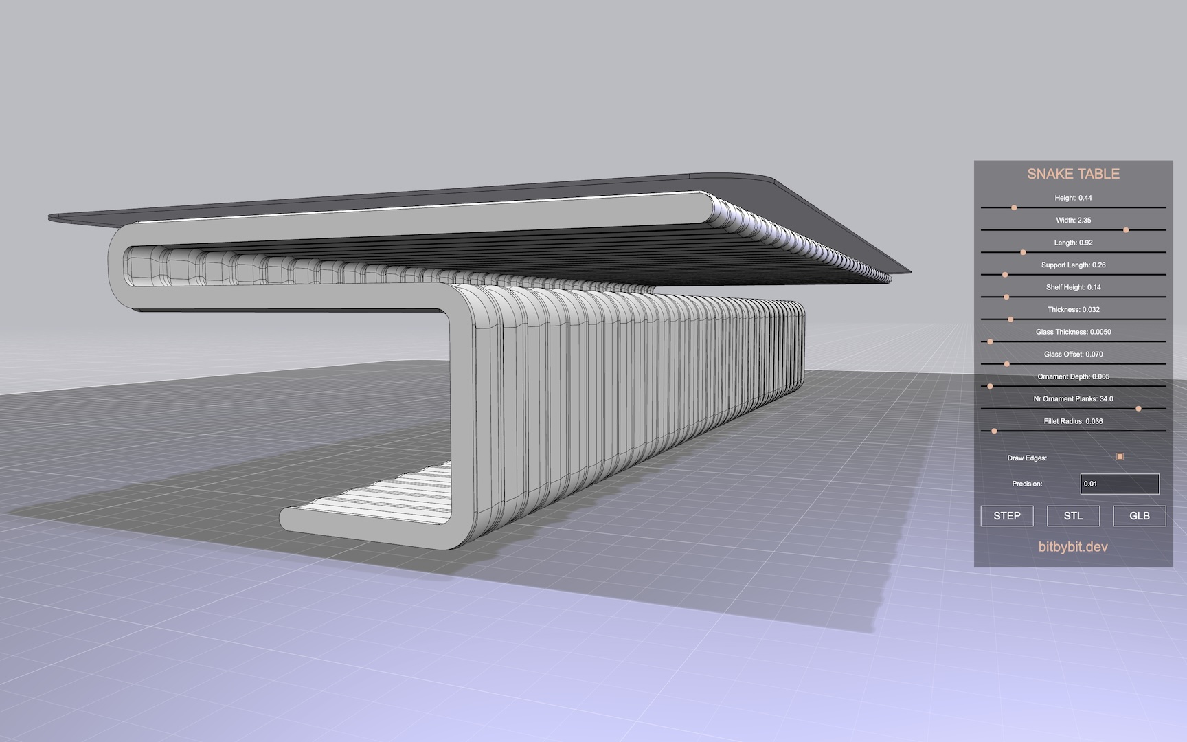 Snake Table Var7