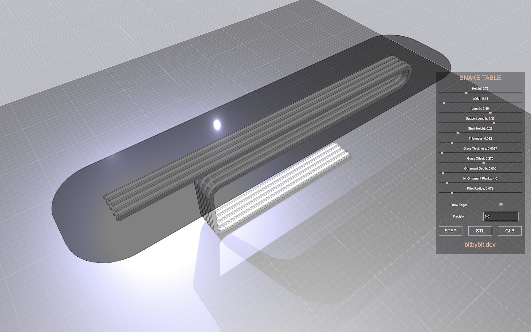 Snake Table Var8