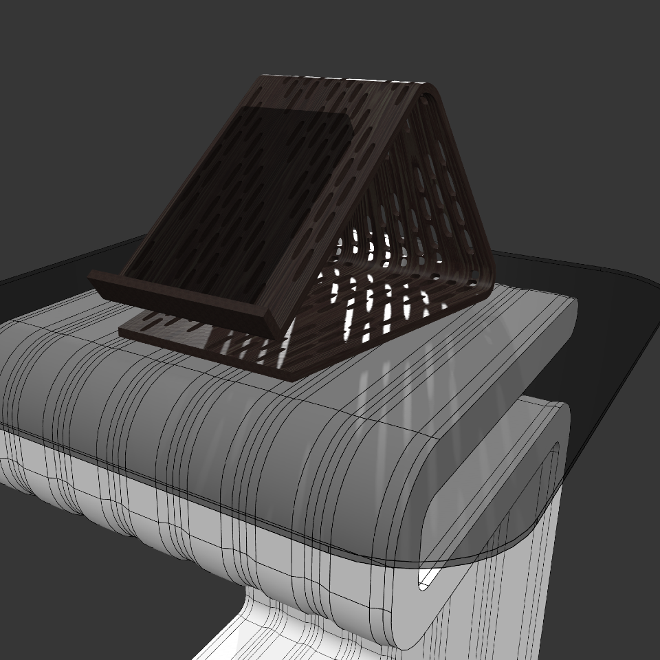Snake table and laptop holder picture Snake table and laptop holder picture