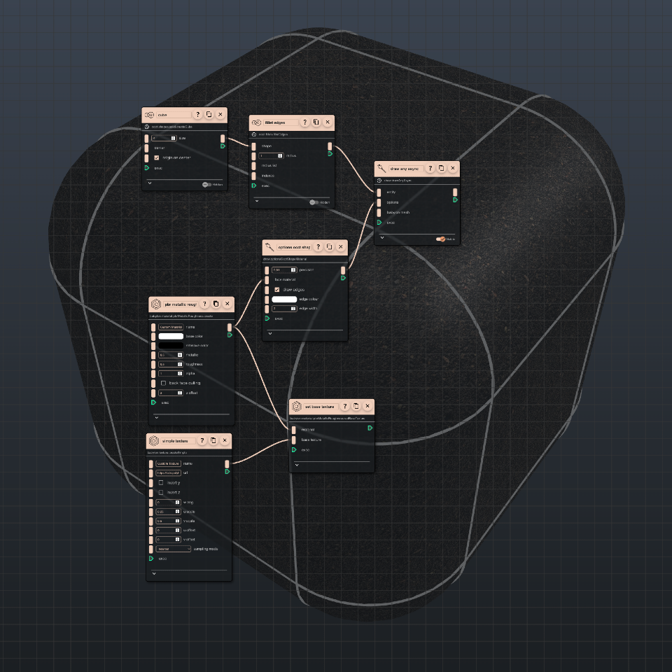 Texture on OCCT shape picture
