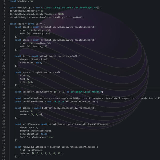 Split Shape Example In TypeScript picture