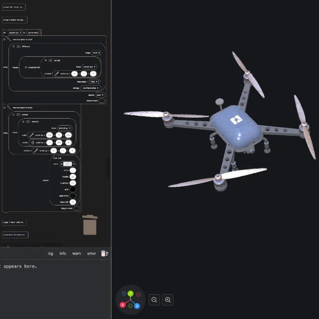 Blockly Drone Example picture