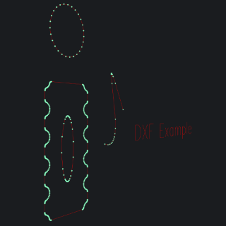 Rete example of OCCT wires to DXF picture
