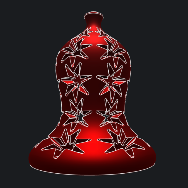 STEP file import of the computed 3D Bell model picture STEP file import of the computed 3D Bell model picture