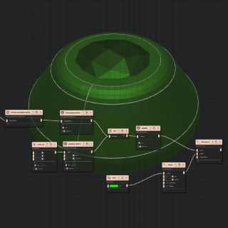 Rete Example OCCT to BabylonJS to JSCAD picture