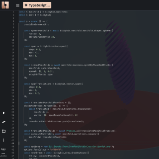 TypeScript Manifold Example picture
