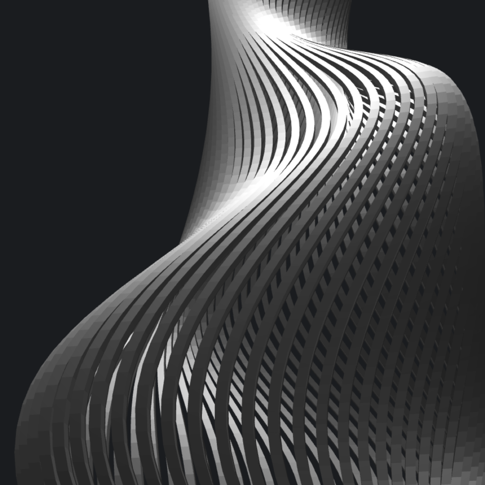 Parametric lamp hood model picture