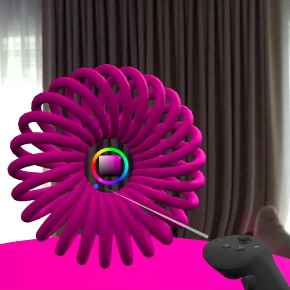 WebXR GUI Experiment picture