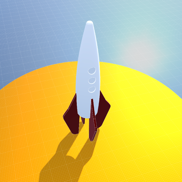 Rocket Ship For 3D Printing picture