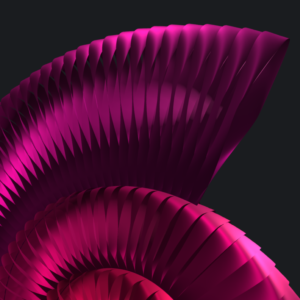 Magic spiral picture